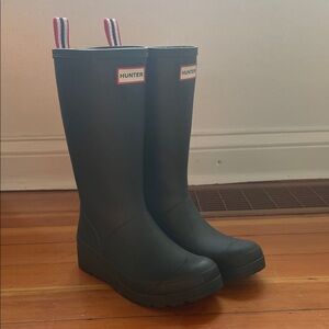 Hunter dark Green Rain Boots